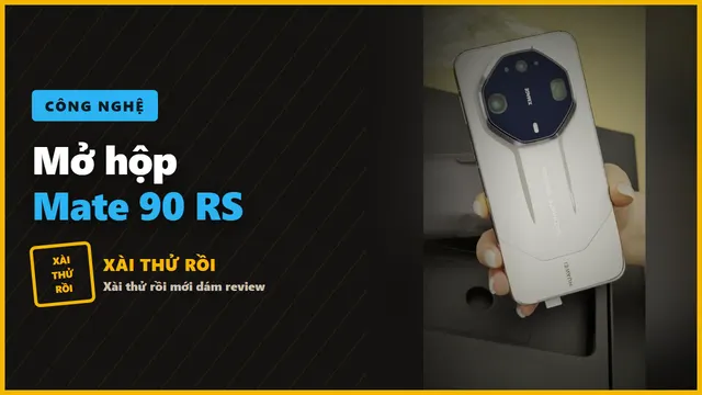 Đánh giá Huawei Mate 90 RS: khung titan, 12.000 nit, nặng 248g