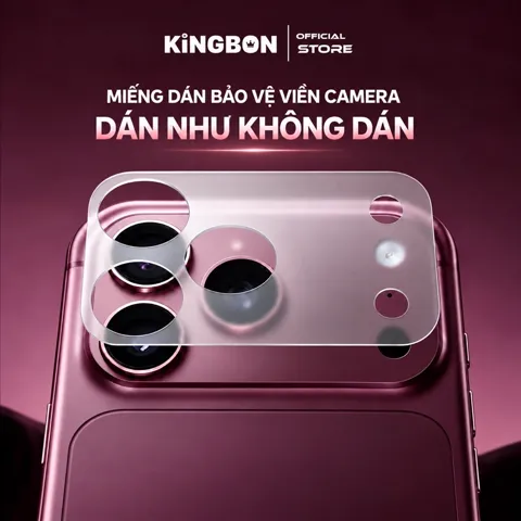 Miếng dán bảo vệ khung camera nhám Gor (combo 2 miếng + gạt dán)